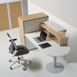 Reception ufficio in legno
