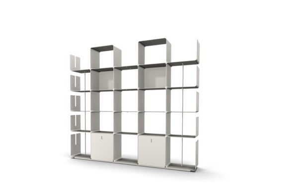 libreria in metallo componibile di design
