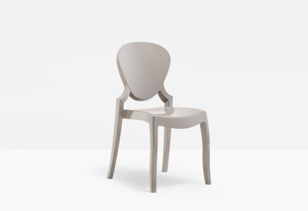 sedia fissa economica di design per ospiti riunioni e attesa in policarbonato