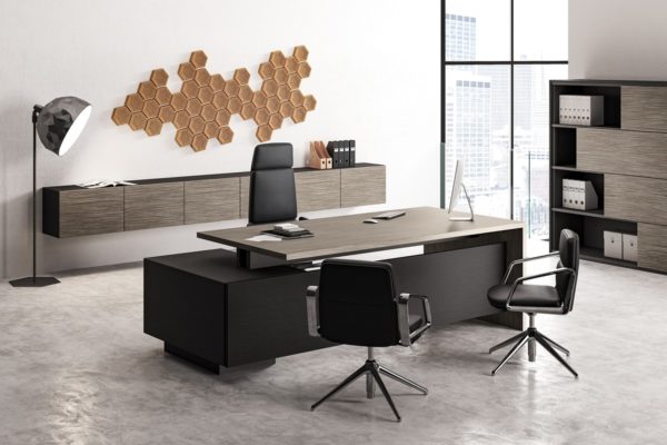 scrivania direzionale modello elite in legno economica